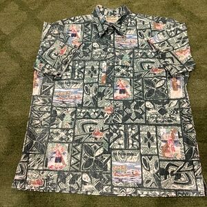 VTG Reyn Spooner Mele Kalikimaka 2007 Limited Christmas Hawaiian Shirt XXL